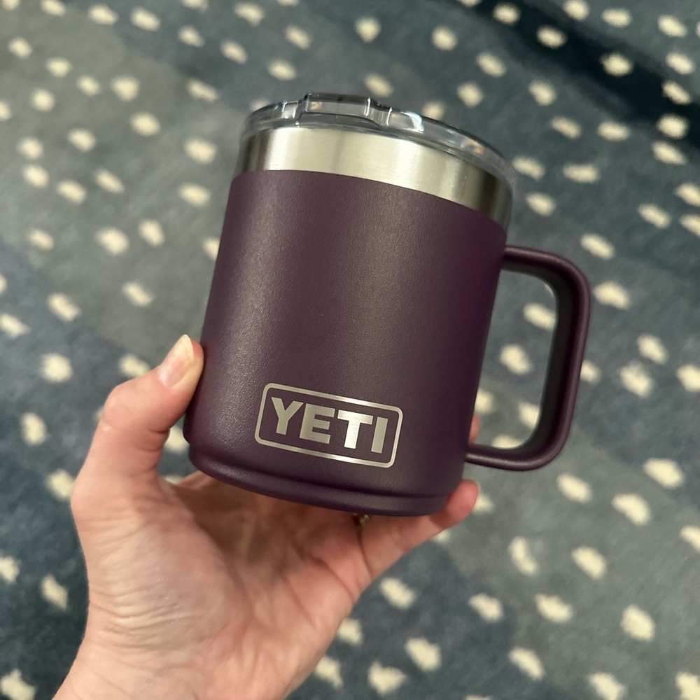 Yeti 💜 10 oz Rambler Nordic Purple Travel Mug with Magslider Lid